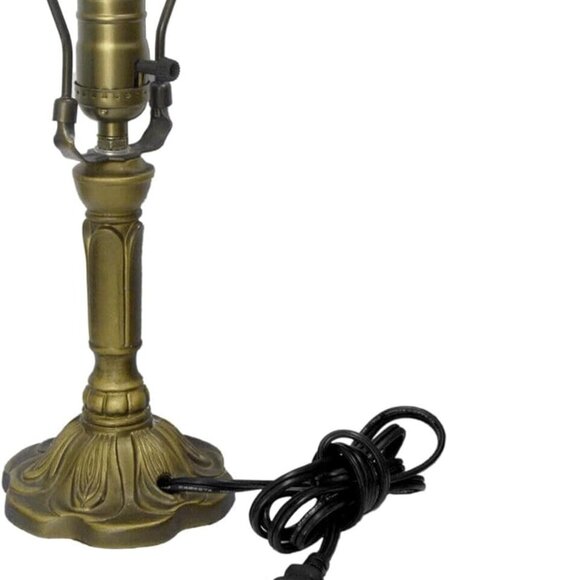 Tiffany Style Lamp Stained Glass 3 Way Table Lamp, Yellow Sunflower 8 Inch High - Picture 4 of 6